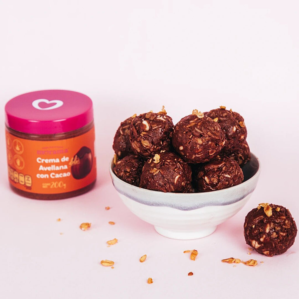 Energy balls with Hazelnut Butter and Cacao