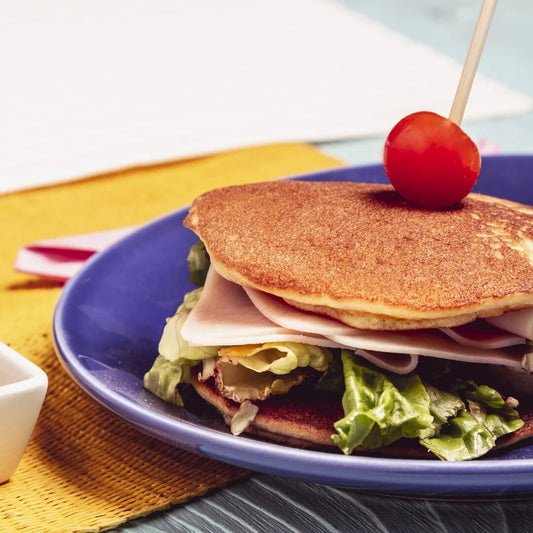 Keto hotcake sandwich