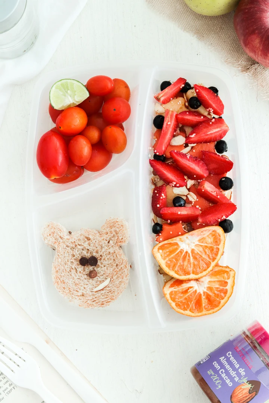 Lunch box #3: Bear Sandwich with fruit