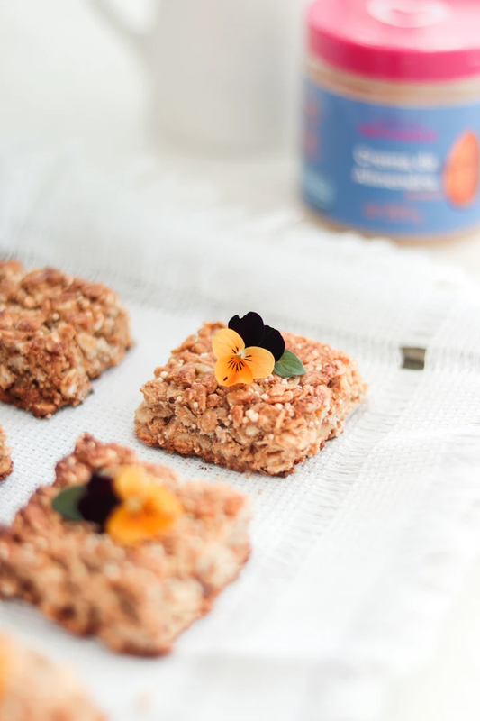Granola bites with nuts and seeds