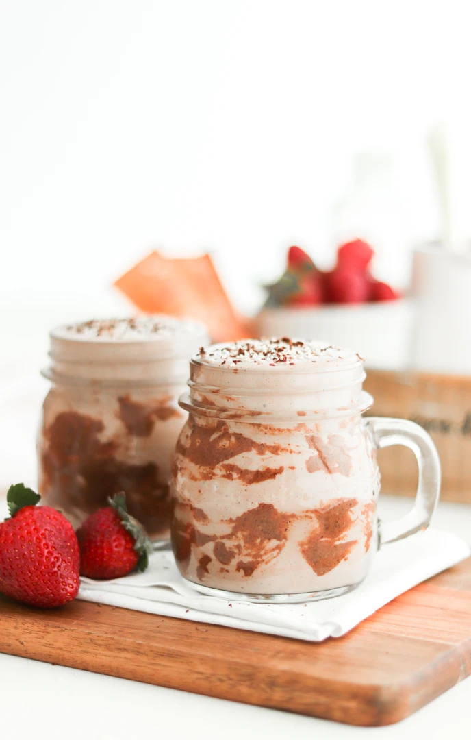 Hazelnut milkshake