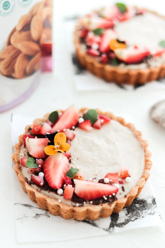 Healthy Vanilla Custard Tartlets