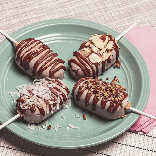 Chocolate Ice Cream Popsicles